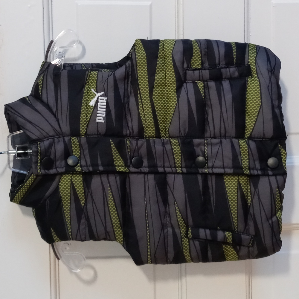 💚Puma💚 - Black/Gray/Green Camouflage Vest - Picture 12 of 13